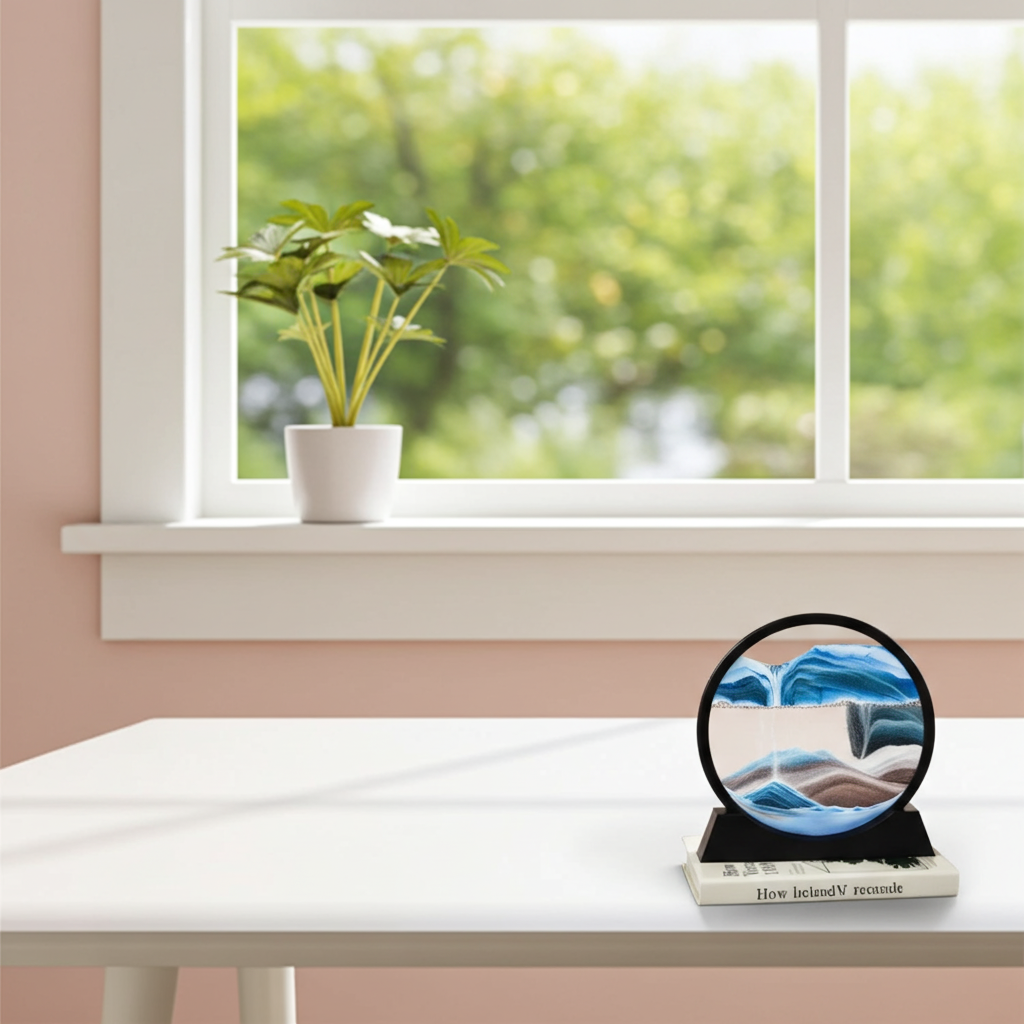 3D Moving Sand Frame – 7" (Random Color)